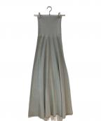 GALERIE VIEギャルリーヴィー）の古着「ストレッチコットンフレアマキシスカート」｜グレー