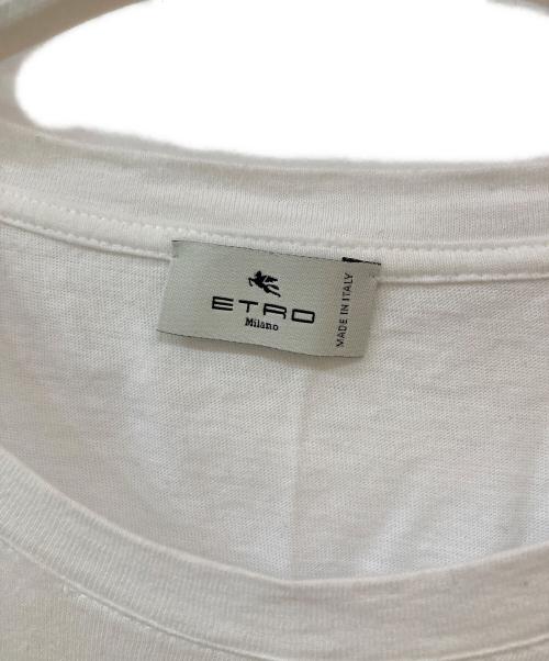 ETRO（エトロ）ETRO (エトロ) The Magic Presence プリントTシャツ ホワイト サイズ:Mの古着・服飾アイテム