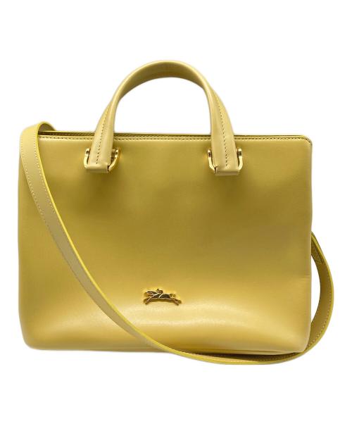 LONGCHAMP（ロンシャン）LONGCHAMP (ロンシャン) オノレ 2WAYショルダーバッグ イエロー サイズ:なしの古着・服飾アイテム