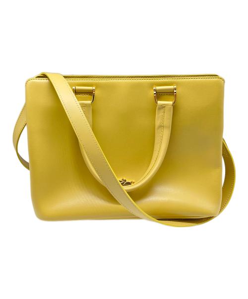 LONGCHAMP（ロンシャン）LONGCHAMP (ロンシャン) オノレ 2WAYショルダーバッグ イエロー サイズ:なしの古着・服飾アイテム