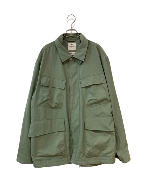Snow peak（スノーピーク）Snow peak (スノーピーク) TAKIBI Weather Cloth Jacket/TAKIBIウェザークロスジャケット ベージュ サイズ:XLの古着・服飾アイテム