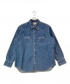 WORKERSワーカーズ）の古着「WESTERN SHIRT 9.5oz DENIM」｜WASHED - INDIGO