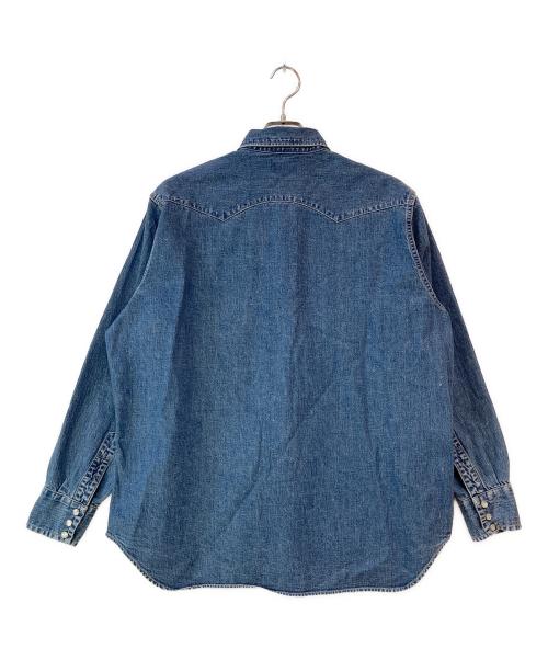 WORKERS（ワーカーズ）WORKERS (ワーカーズ) WESTERN SHIRT 9.5oz DENIM WASHED - INDIGO サイズ:17の古着・服飾アイテム