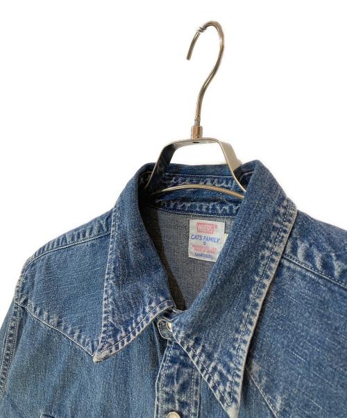 WORKERS（ワーカーズ）WORKERS (ワーカーズ) WESTERN SHIRT 9.5oz DENIM WASHED - INDIGO サイズ:17の古着・服飾アイテム