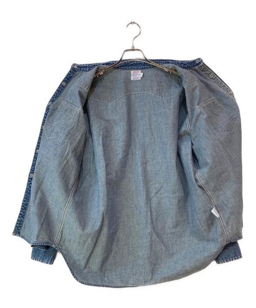 WORKERS（ワーカーズ）WORKERS (ワーカーズ) WESTERN SHIRT 9.5oz DENIM WASHED - INDIGO サイズ:17の古着・服飾アイテム
