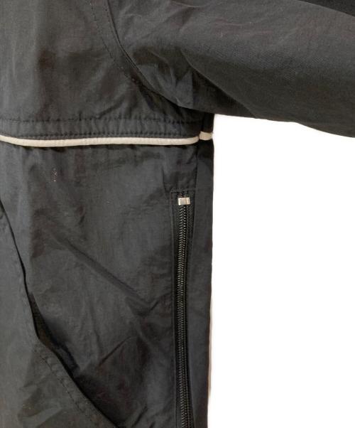 stussy（ステューシー）stussy (ステューシー) リフレクトハーフジッププルオーバー ブラック サイズ:Mの古着・服飾アイテム