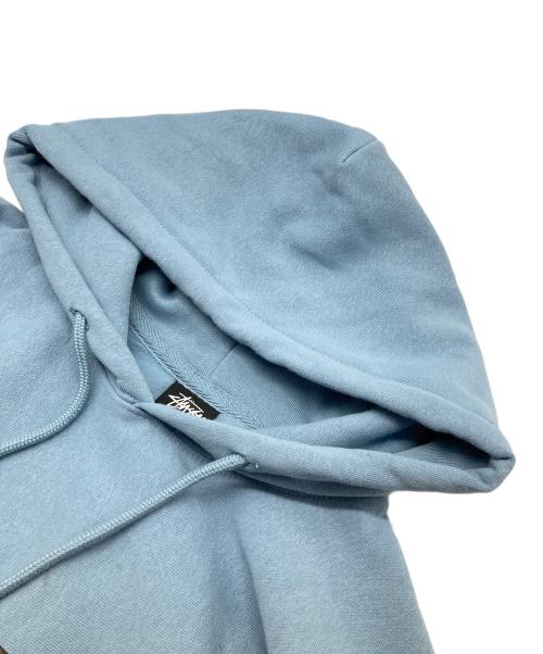 stussy（ステューシー）stussy (ステューシー) STRETCH HOODIE ブルー サイズ:Ｍの古着・服飾アイテム