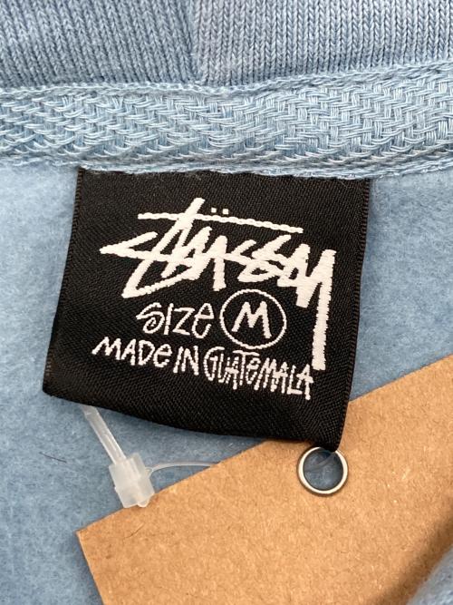 stussy（ステューシー）stussy (ステューシー) STRETCH HOODIE ブルー サイズ:Ｍの古着・服飾アイテム