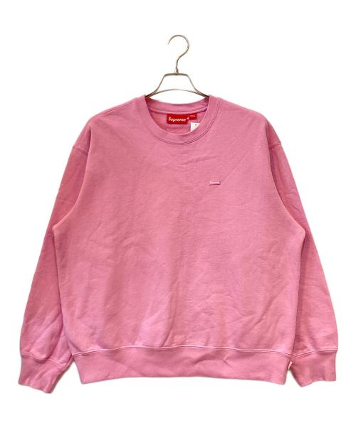 SUPREME（シュプリーム）Supreme (シュプリーム) 25FW Small Box Crewneck スウェット ピンク サイズ:Ｍの古着・服飾アイテム