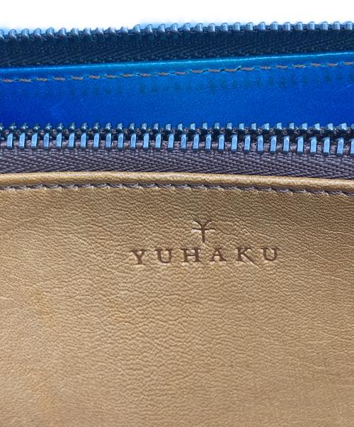 YUHAKU（ユハク）YUHAKU (ユハク) Proof Foschia ラウンドファスナーウォレット グリーン サイズ:なしの古着・服飾アイテム