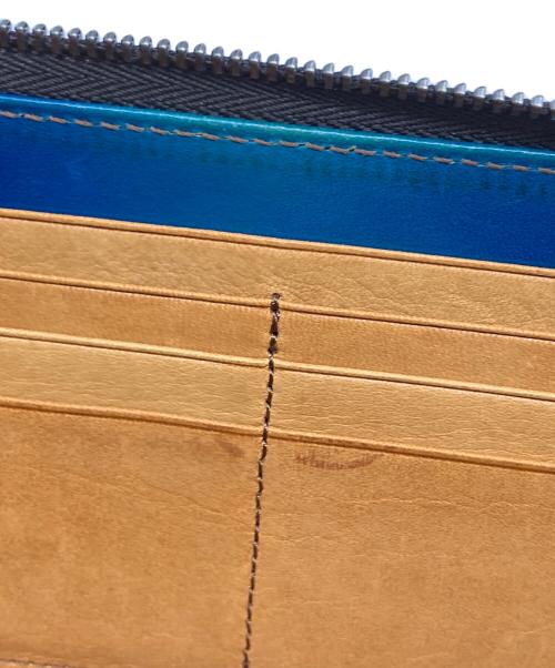 YUHAKU（ユハク）YUHAKU (ユハク) Proof Foschia ラウンドファスナーウォレット グリーン サイズ:なしの古着・服飾アイテム