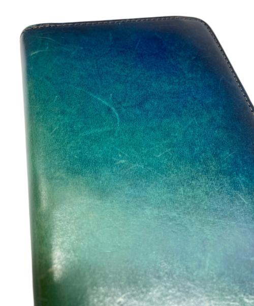 YUHAKU（ユハク）YUHAKU (ユハク) Proof Foschia ラウンドファスナーウォレット グリーン サイズ:なしの古着・服飾アイテム