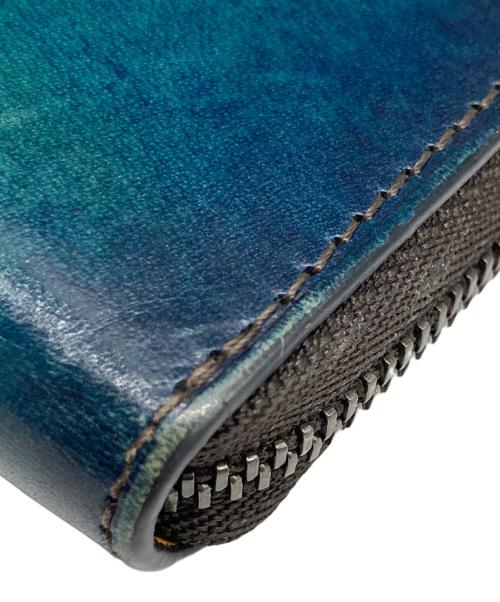 YUHAKU（ユハク）YUHAKU (ユハク) Proof Foschia ラウンドファスナーウォレット グリーン サイズ:なしの古着・服飾アイテム