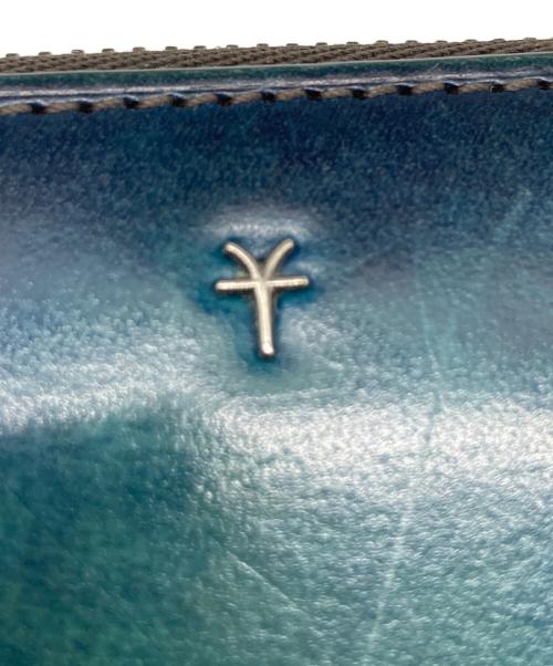 YUHAKU（ユハク）YUHAKU (ユハク) Proof Foschia ラウンドファスナーウォレット グリーン サイズ:なしの古着・服飾アイテム