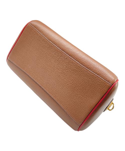 COACH（コーチ）COACH (コーチ) ローアン サッチェル バッグ・カラーブロック イエロー×ブラウン サイズ:なしの古着・服飾アイテム