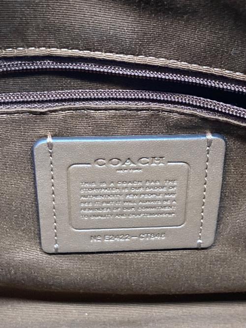 COACH（コーチ）COACH (コーチ) ローアン サッチェル バッグ・カラーブロック イエロー×ブラウン サイズ:なしの古着・服飾アイテム