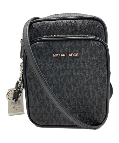 MICHAEL KORS（マイケル・コース）MICHAEL KORS (マイケル・コース) JET SET TRAVEL シグネチャーショルダーバッグ ブラック サイズ:なし 未使用品の古着・服飾アイテム