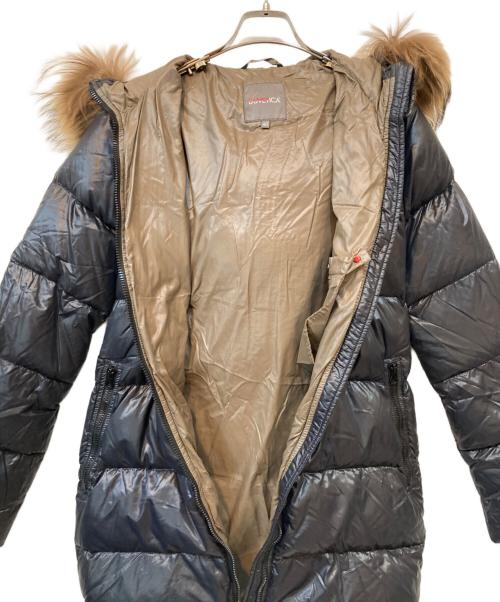 DUVETICA（デュベティカ）DUVETICA (デュベティカ) ファー付ダウンコート ネイビー サイズ:40の古着・服飾アイテム