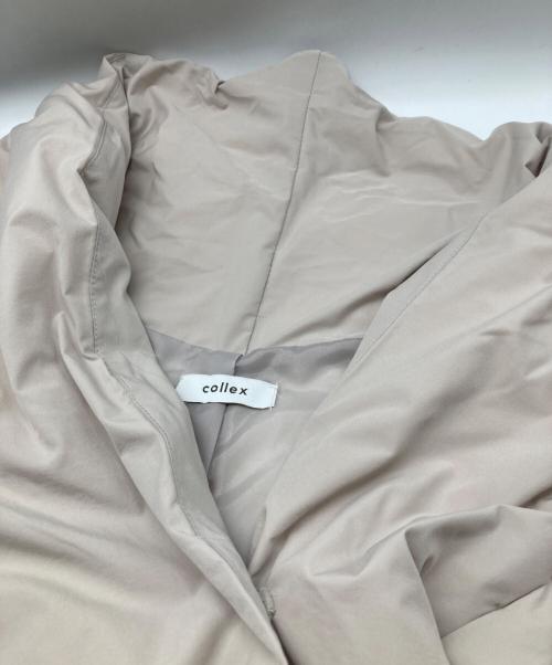 collex（コレックス）collex (コレックス) ライトショートダウンコート ベージュ サイズ:1の古着・服飾アイテム