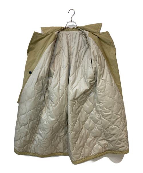L'EQUIPE（レキップ）L'EQUIPE (レキップ) ナイロンタッサーステンカラーコート ベージュ サイズ:38の古着・服飾アイテム