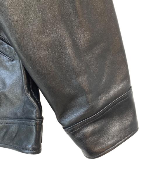 Schott（ショット）Schott (ショット) LEATHER TRACKER JACKET ブラック サイズ:XLの古着・服飾アイテム