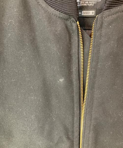 CarHartt（カーハート）CarHartt (カーハート) Relaxed Fit Firm Duck Insulated Rib Collar Vest ブラック サイズ:Lの古着・服飾アイテム