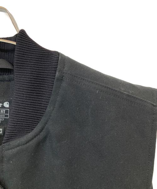 CarHartt（カーハート）CarHartt (カーハート) Relaxed Fit Firm Duck Insulated Rib Collar Vest ブラック サイズ:Lの古着・服飾アイテム