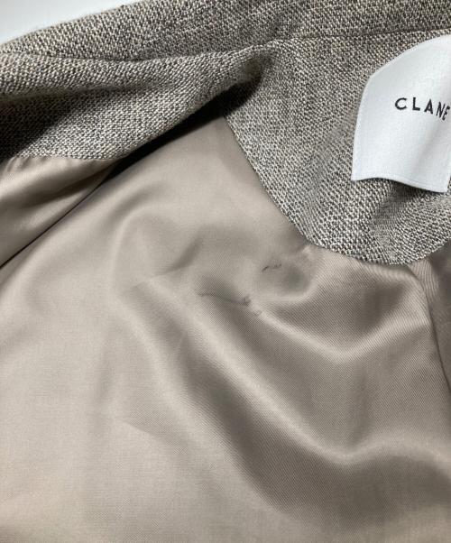 CLANE（クラネ）CLANE (クラネ) WIDE ROLL UP SLEEVE JACKET グレー サイズ:2の古着・服飾アイテム
