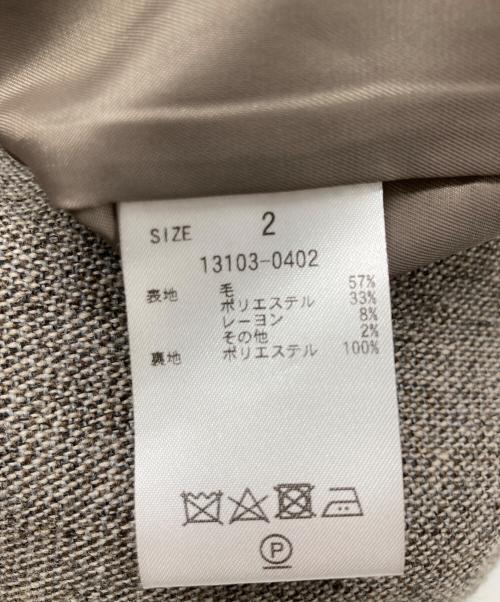 CLANE（クラネ）CLANE (クラネ) WIDE ROLL UP SLEEVE JACKET グレー サイズ:2の古着・服飾アイテム