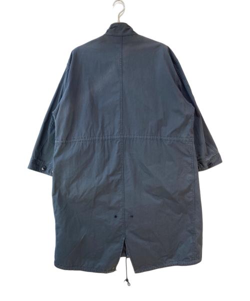 LOEFF（ロエフ）LOEFF (ロエフ) OX スタンドカラー モッズコート ブラックの古着・服飾アイテム