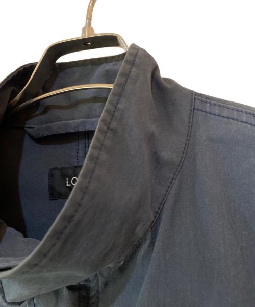 LOEFF（ロエフ）LOEFF (ロエフ) OX スタンドカラー モッズコート ブラックの古着・服飾アイテム