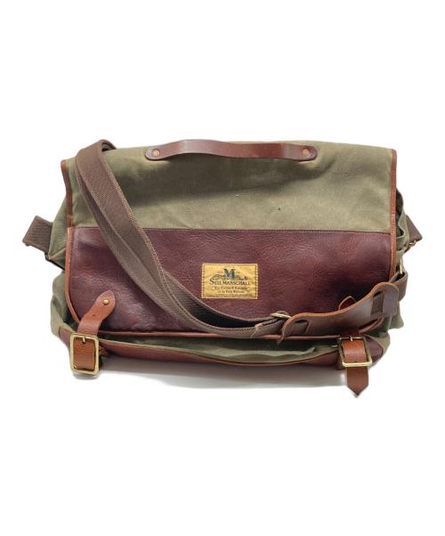 SEIL MARSCHALL（セイルマーシャル）SEIL MARSCHALL (セイルマーシャル) キャンバスレザーショルダーバッグ ブラウン サイズ:なしの古着・服飾アイテム