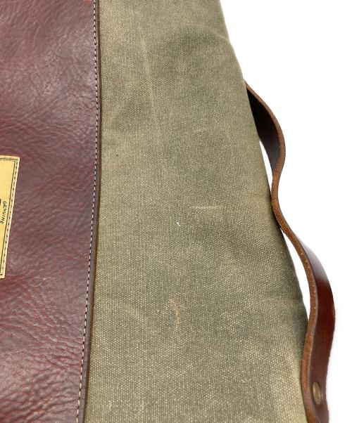 SEIL MARSCHALL（セイルマーシャル）SEIL MARSCHALL (セイルマーシャル) キャンバスレザーショルダーバッグ ブラウン サイズ:なしの古着・服飾アイテム