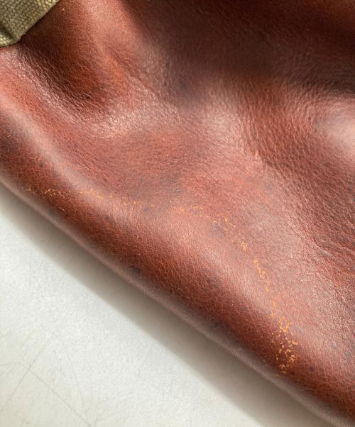 SEIL MARSCHALL（セイルマーシャル）SEIL MARSCHALL (セイルマーシャル) キャンバスレザーショルダーバッグ ブラウン サイズ:なしの古着・服飾アイテム