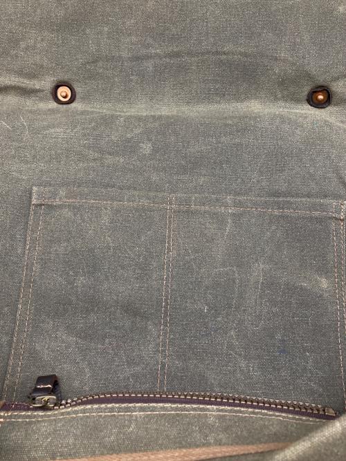 SEIL MARSCHALL（セイルマーシャル）SEIL MARSCHALL (セイルマーシャル) キャンバスレザーショルダーバッグ ブラウン サイズ:なしの古着・服飾アイテム