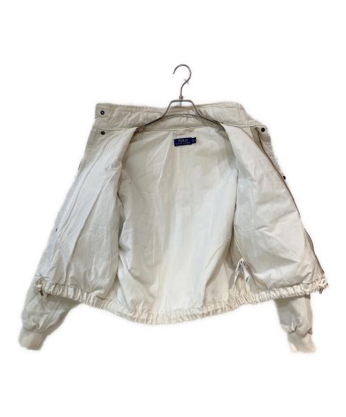POLO RALPH LAUREN（ポロ・ラルフローレン）POLO RALPH LAUREN (ポロ・ラルフローレン) USRL レーシングジャケット ホワイト サイズ:XSの古着・服飾アイテム