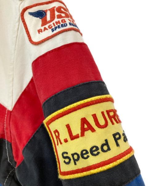 POLO RALPH LAUREN（ポロ・ラルフローレン）POLO RALPH LAUREN (ポロ・ラルフローレン) USRL レーシングジャケット ホワイト サイズ:XSの古着・服飾アイテム