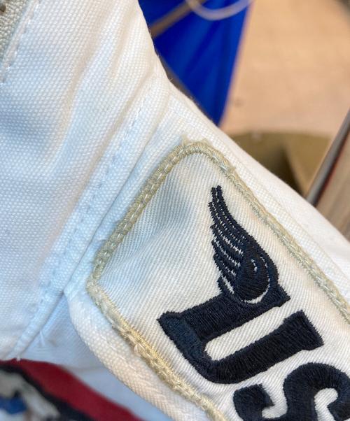 POLO RALPH LAUREN（ポロ・ラルフローレン）POLO RALPH LAUREN (ポロ・ラルフローレン) USRL レーシングジャケット ホワイト サイズ:XSの古着・服飾アイテム