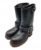 RED WINGレッドウィング）の古着「2268 ENGINEER BOOTS」｜ブラック