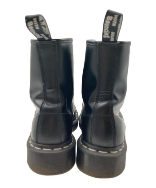 Dr.Martens（ドクターマーチン）Dr.Martens (ドクターマーチン) 1460 ホワイトステッチ 8 ホール ブーツ ブラック サイズ:23㎝の古着・服飾アイテム