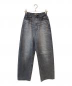YANUKヤヌーク）の古着「ルーズストレート"JOAN"」｜ブラック