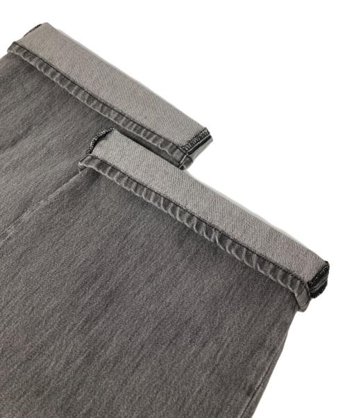 Whim Gazette（ウィムガゼット）Whim Gazette (ウィムガゼット) ドロストデニムパンツ ブラック サイズ:Mの古着・服飾アイテム