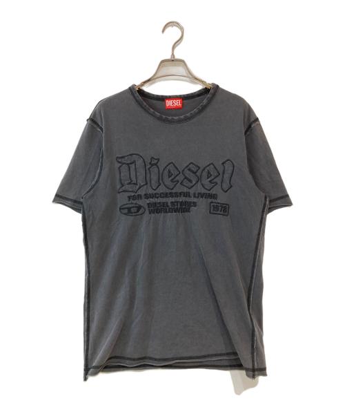 DIESEL（ディーゼル）DIESEL (ディーゼル) T-Rawjust T-Shirt グレー サイズ:Ｓの古着・服飾アイテム