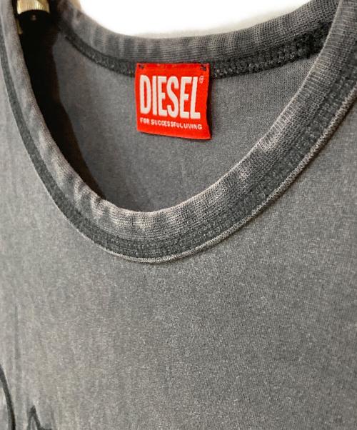 DIESEL（ディーゼル）DIESEL (ディーゼル) T-Rawjust T-Shirt グレー サイズ:Ｓの古着・服飾アイテム