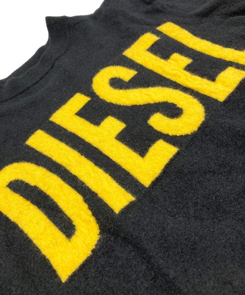 DIESEL（ディーゼル）DIESEL (ディーゼル) K-CREWK-OUT-N1 ニット ブラック サイズ:Mの古着・服飾アイテム