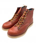RED WINGレッドウィング）の古着「LINEMAN BOOTS」｜ブラウン
