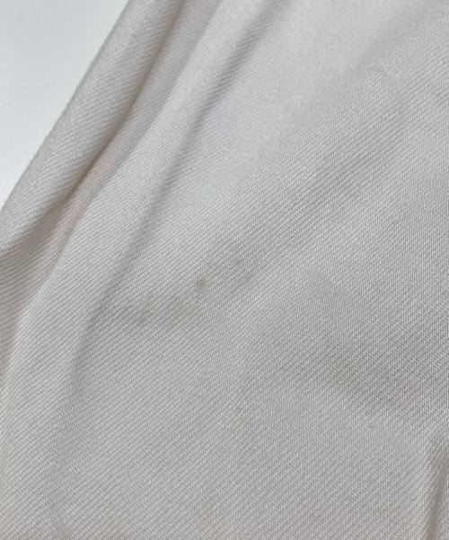 CLANE（クラネ）CLANE (クラネ) MINAMI TANAKA (ミナミ タナカ) ラップデニムパンツ ホワイトの古着・服飾アイテム