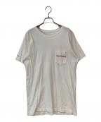 CHROME HEARTSクロムハーツ）の古着「ホースシュー ポケットTシャツ」｜ホワイト
