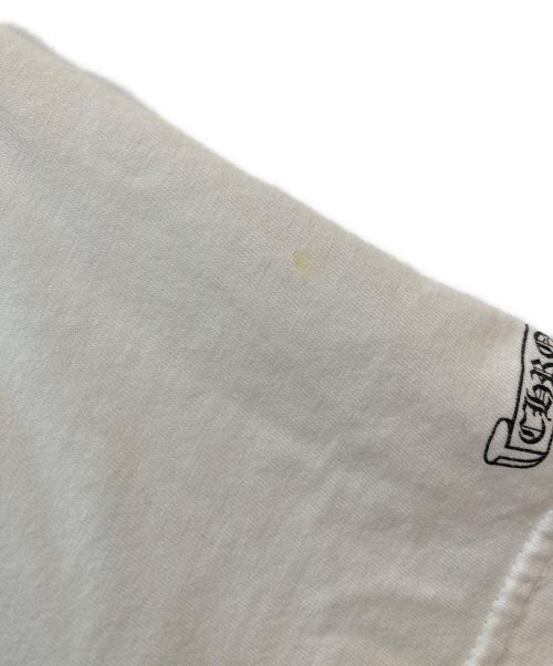 CHROME HEARTS（クロムハーツ）CHROME HEARTS (クロムハーツ) スクロールラベル ポケットTシャツ ホワイト サイズ:Lの古着・服飾アイテム