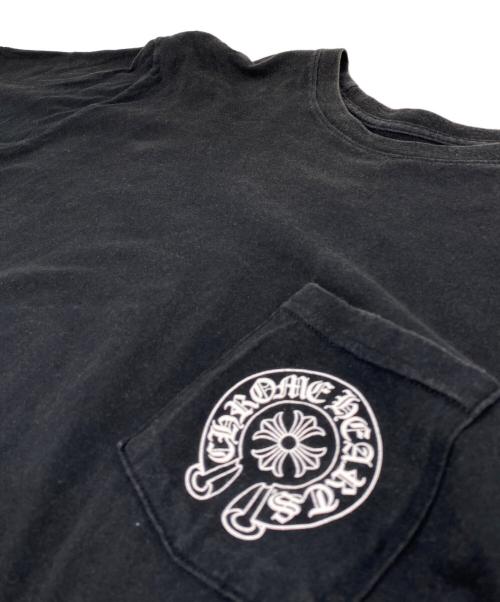 CHROME HEARTS（クロムハーツ）CHROME HEARTS (クロムハーツ) ホノルル限定 バックホースシュープリントTシャツ ブラック サイズ:Lの古着・服飾アイテム